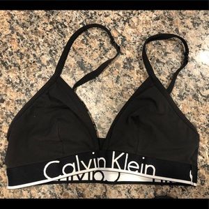 Black Calvin Klein Sports Bra